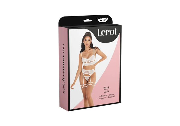 Conjunto Lencería Bella Lerot Marfil