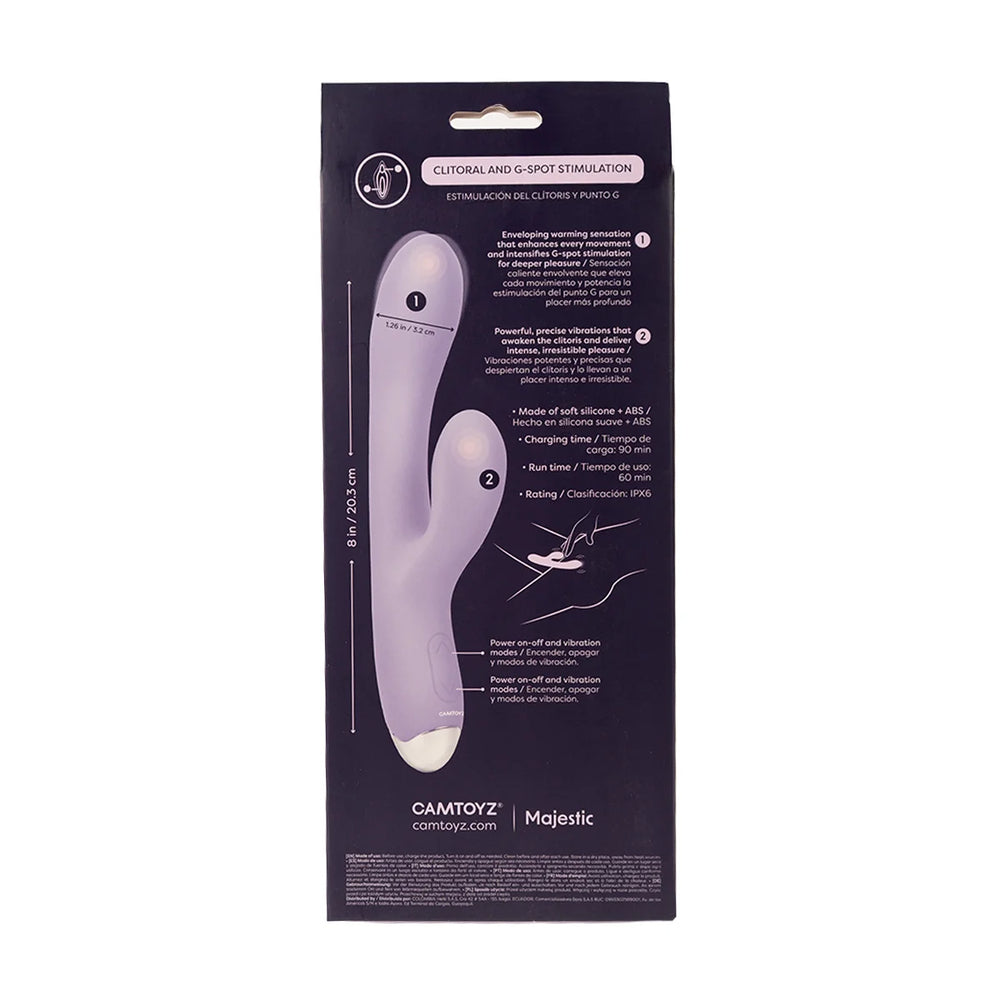 Rabbit vibrator with Dona heating sensation