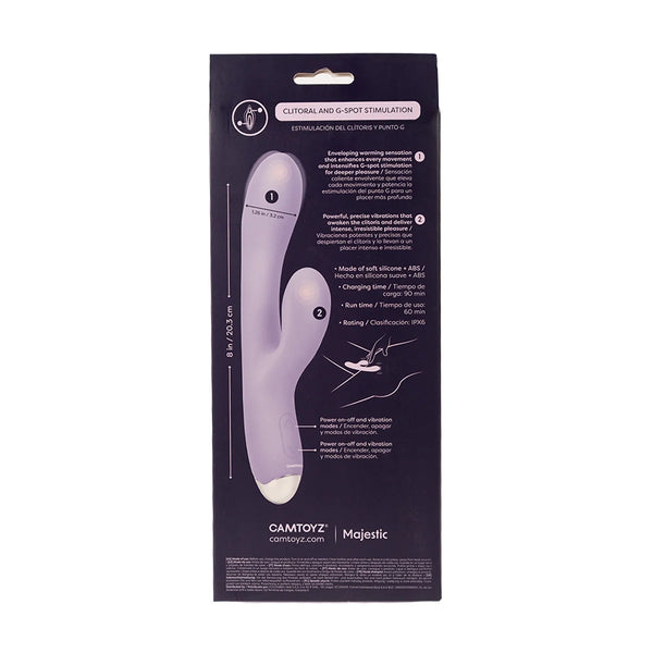 Vibrador Rabbit con sensación de calor Dona