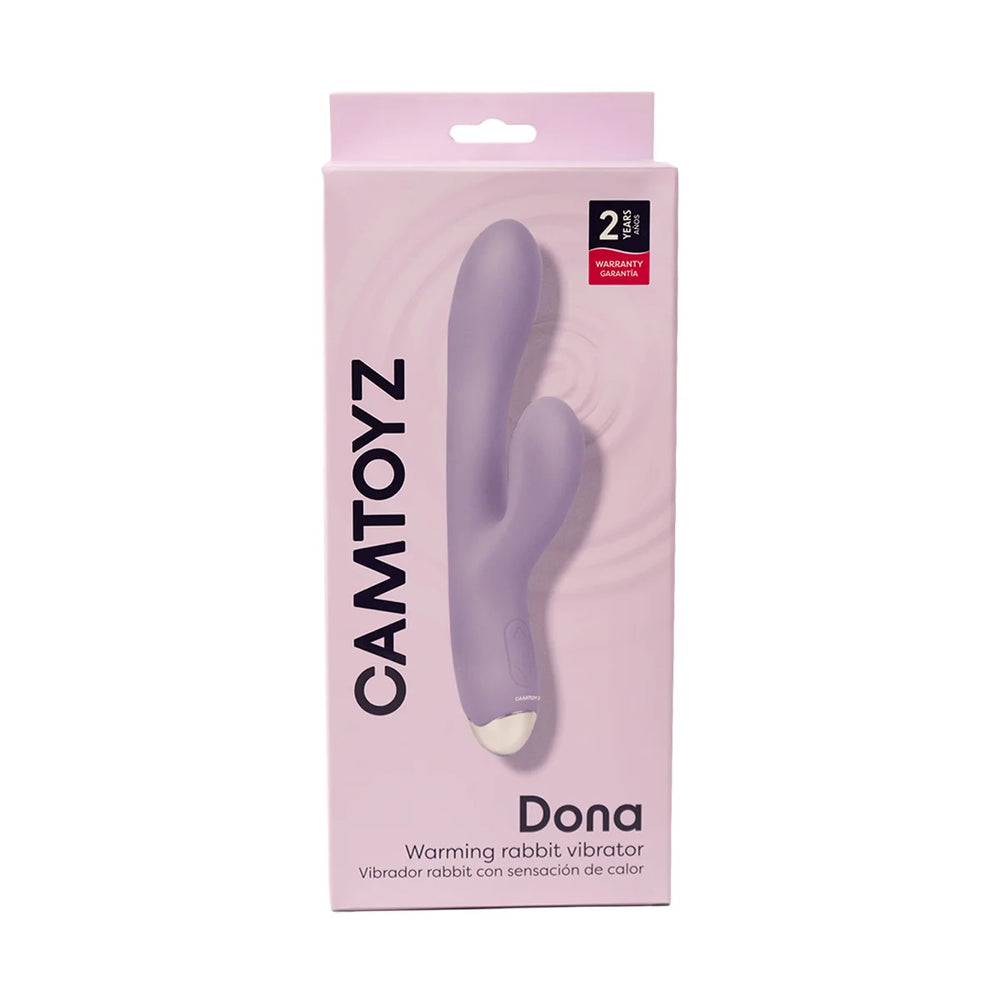 Rabbit vibrator with Dona heating sensation