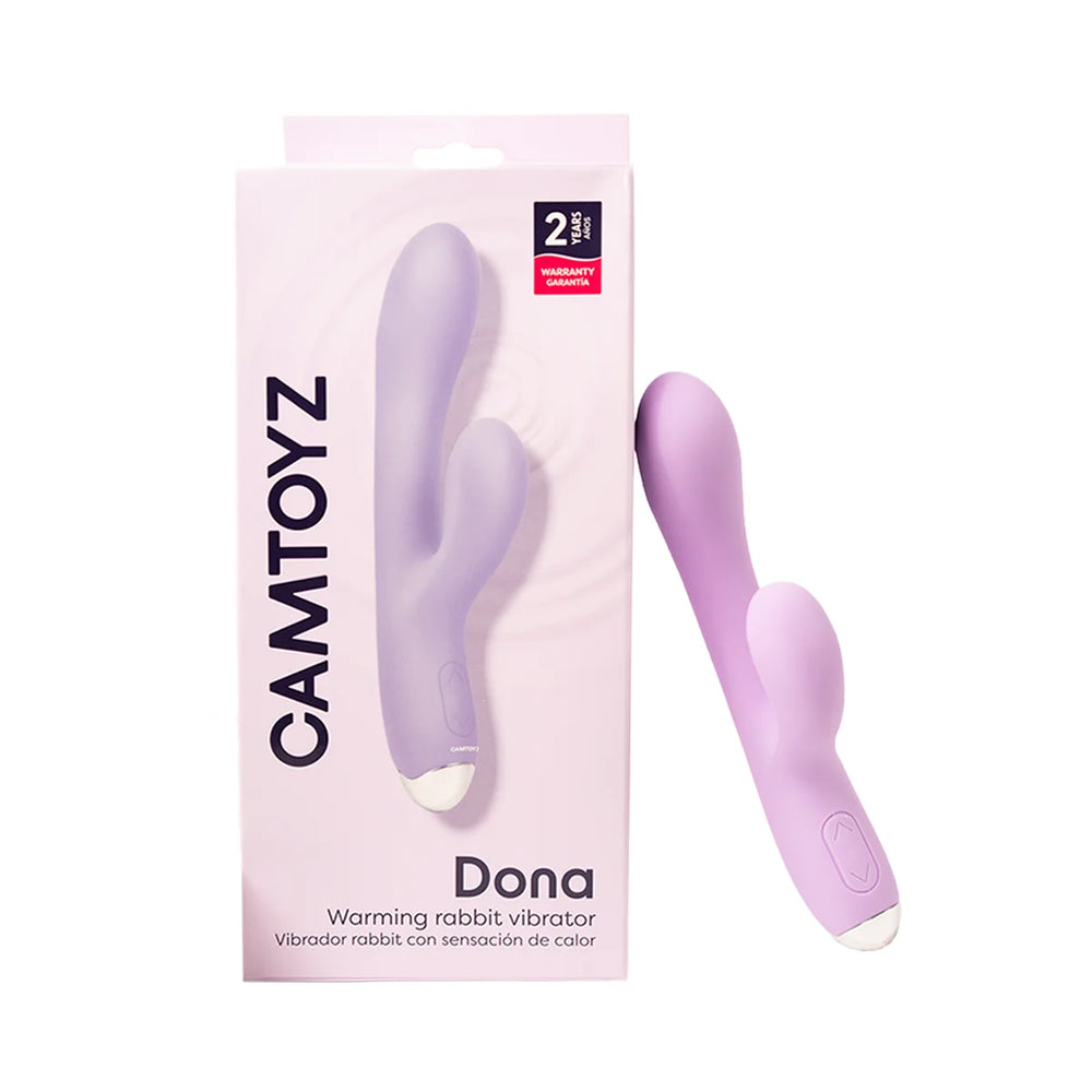 Rabbit vibrator with Dona heating sensation
