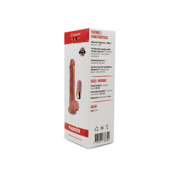 Realistic Parker Vibrator with Twist