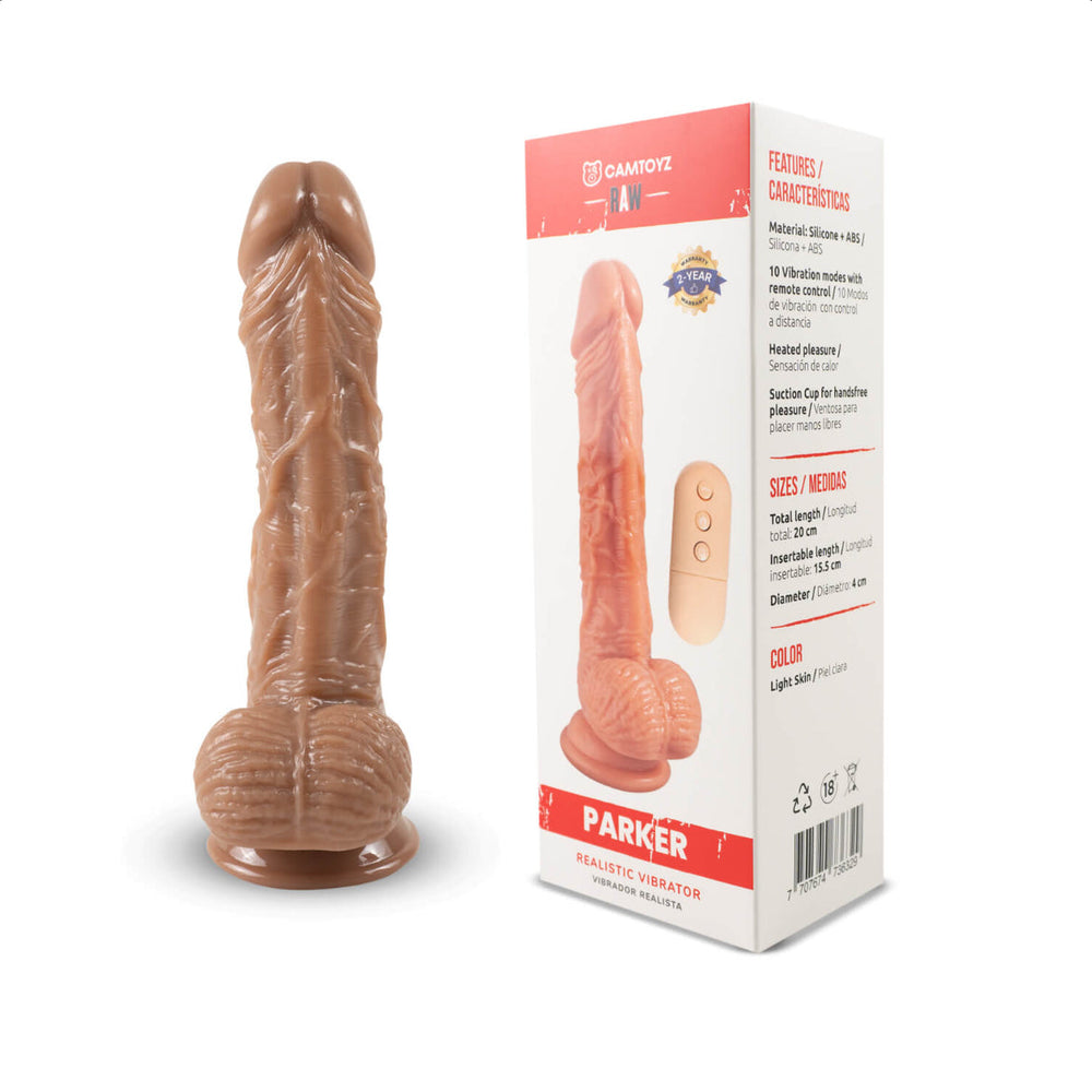 Realistic Parker Vibrator with Twist