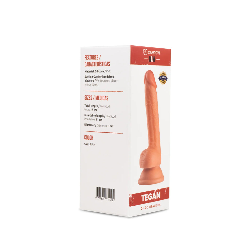 Dildo Realista Tegan 17 cm