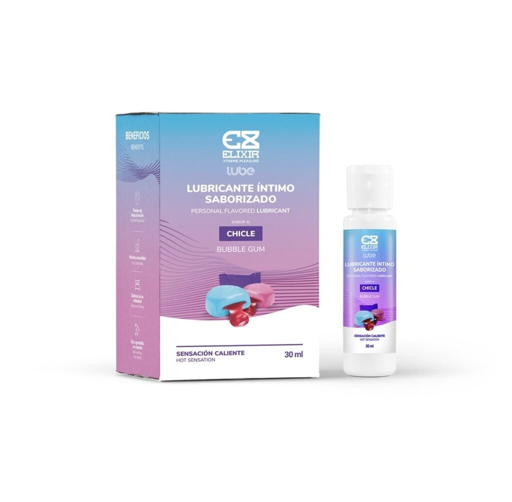 Lubricante saborizado chicle