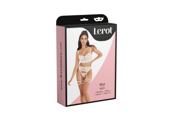 Conjunto Lencería Bella Lerot Marfil